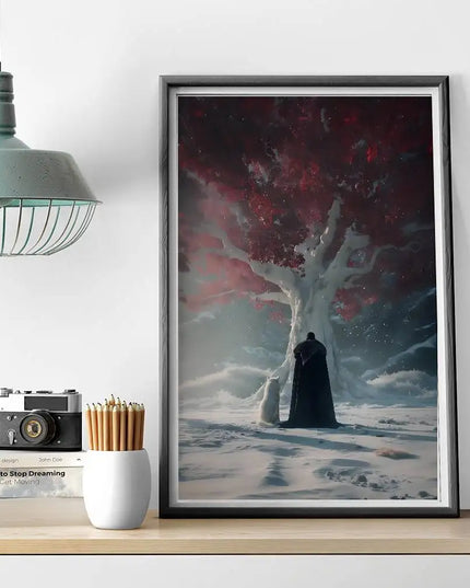 1pc Game Clair O-Obscur E-Expedition 33 Poster Self-adhesive Art Waterproof Paper Sticker Coffee House Bar Room Wall Decor