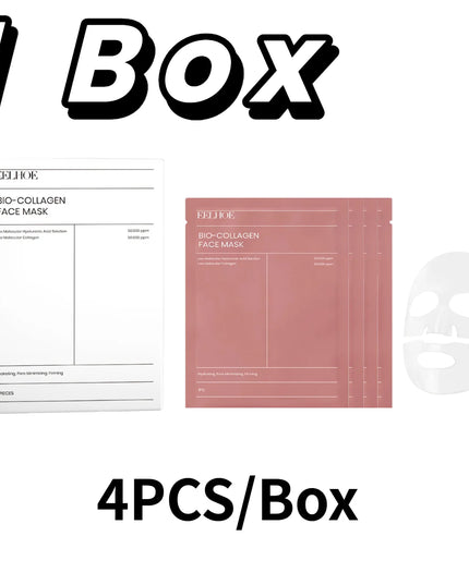 Bio Collagen Face Mask Shrink Pores Deep Hydrating Overnight Mask Moisturizing Refreshing Brightening Face Skin Care