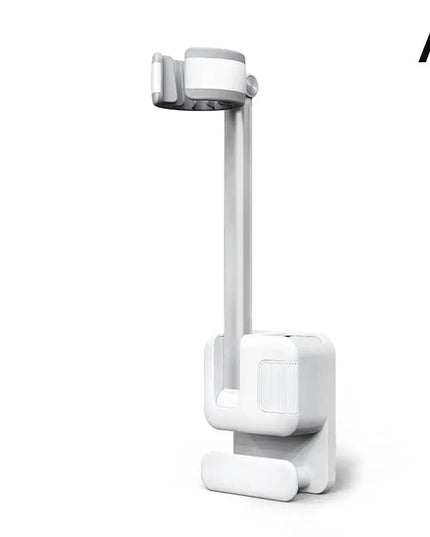 Angle Adjustable Hair Dryer Holder Non-Drilling Wall-Mounted Hair Dryer Stand For Bathroom Free-hand Lazy Storage Rack Shelf