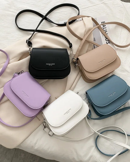 Saddle bag women's crossbody bag bag girl, summer simple fashion trend, foreign shoulder bag women