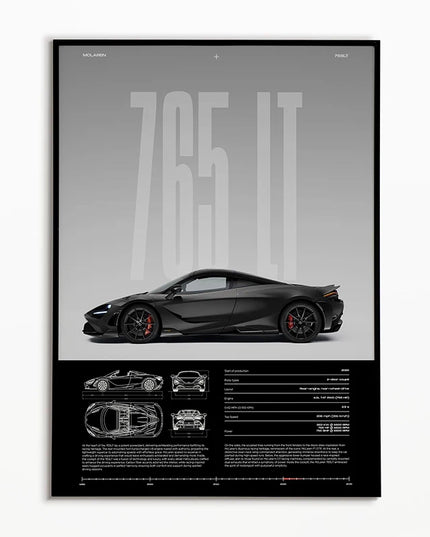 Black & White Famous Cars Posters Classic Car Photography Print Man Cave Canvas Painting Wall Art Pictures for Home Decoration