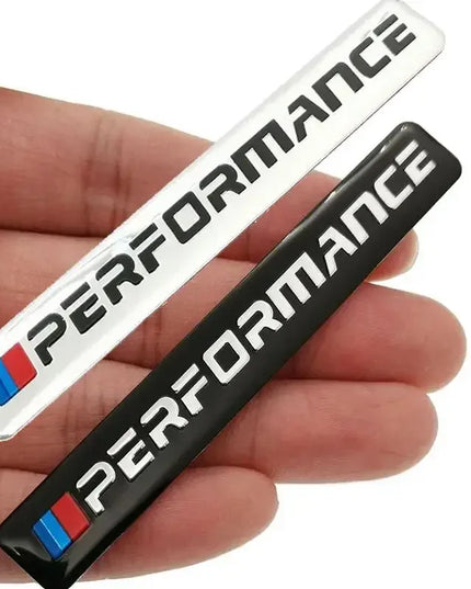 4Pcs Car Decal Logo Badge Auto Parts Sticker Not Easy To Fall Waterproof Power Performance Car Sticker