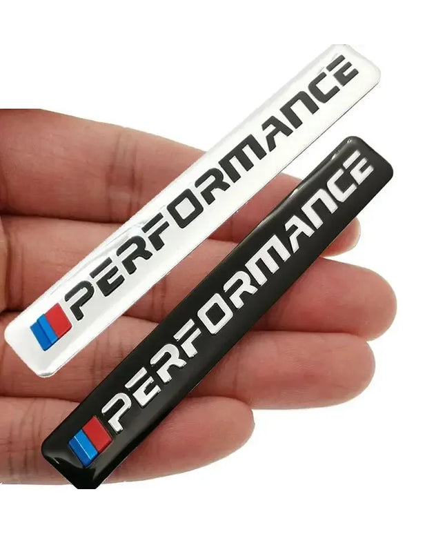 4Pcs Car Decal Logo Badge Auto Parts Sticker Not Easy To Fall Waterproof Power Performance Car Sticker