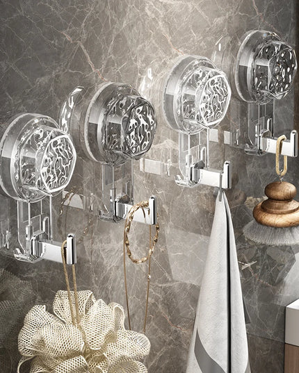 Suction Cup Hooks Household without drilling Multifunctional Wall Hanging Keys Clothes Hooks Bathroom Kitchen self-adhesive hook