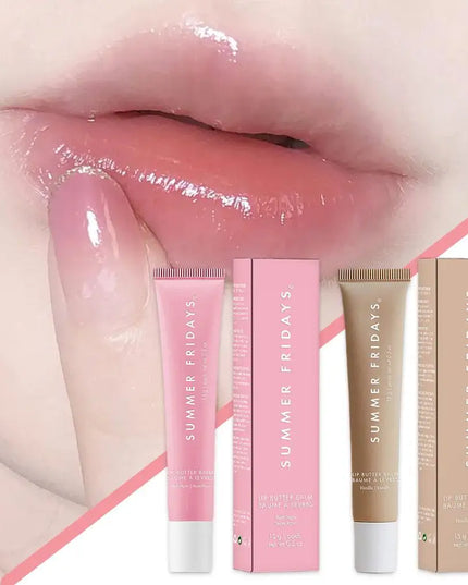 Summer Fridays Lip Balm Lipstick Moisturizing Glossy Smooth Soft Lips Cosmetics Sugar Vanilla Beige Sweet Mint Makeup Lip Care