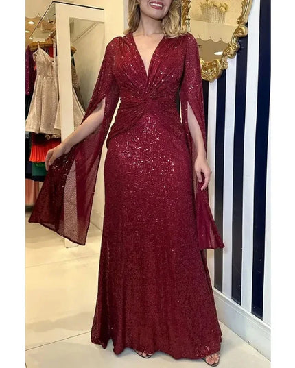 New Fashion Hot Selling Autumn and Winter New Party Sequin Personalized Dress INS Casual Loose Temperament Lady Dress