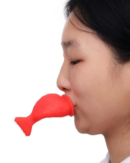 Silicone Labium Fish Shape Lips Tools Women Sexy Lip Plumper Enhancer Tool for Female Girls Natural Pout Thicken Mouth Plump