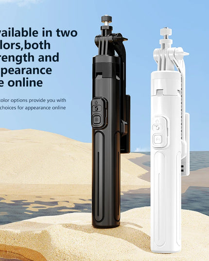 FANGTUOSI 2025 NEW 130cm four-legged Selfie Stick Tripod for Smartphone Camera With Phone stand Bluetooth shutter For Live video