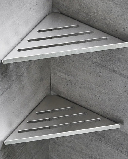 Bathroom Shelf Corner Shower Shelf No Drilling 304 Stainless Steel Corner Organizer Storage Heavy-Duty Hollow Shampoo Rack