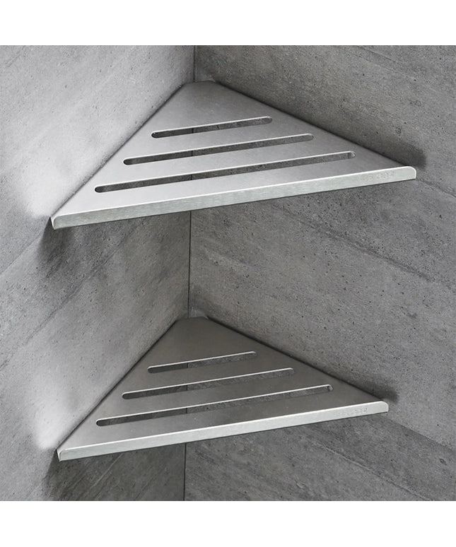 Bathroom Shelf Corner Shower Shelf No Drilling 304 Stainless Steel Corner Organizer Storage Heavy-Duty Hollow Shampoo Rack