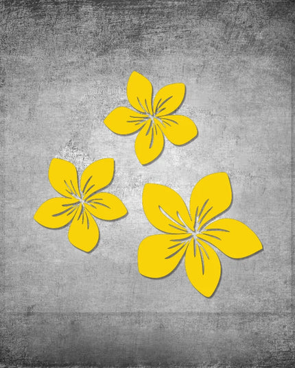 3pcs Various Colors Pretty Flower Graphics Car Stickers for Rear Window Cover Scratches on Auto Bumper Body Helmet Blossom Decal