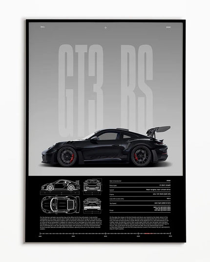 Black & White Famous Cars Posters Classic Car Photography Print Man Cave Canvas Painting Wall Art Pictures for Home Decoration