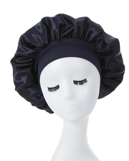 Hair Bonnet For Sleeping Women Wide Brim Sleep Cap Hair Bonnet For Curly Hair Showercap Children Men