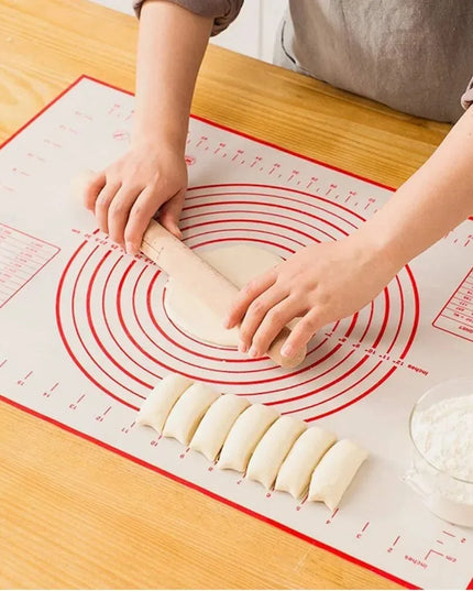 UNTIOR 1PCS Silicone Baking Mat Kneading Pad Dough Mat Pizza Cake Dough Maker Kitchen Cooking Grill Non-Stick Gadgets Bakeware