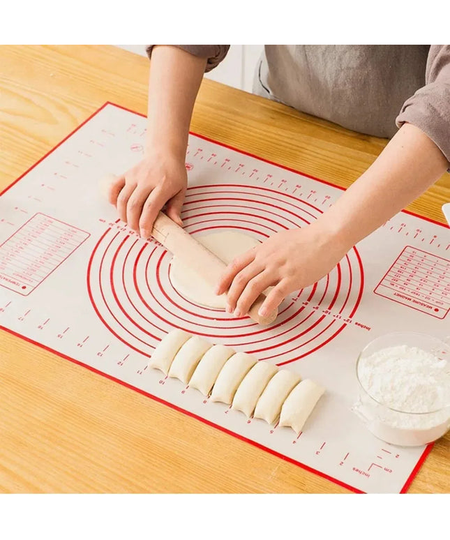 UNTIOR 1PCS Silicone Baking Mat Kneading Pad Dough Mat Pizza Cake Dough Maker Kitchen Cooking Grill Non-Stick Gadgets Bakeware