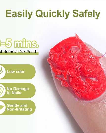 UR SUGAR 50ML 50ml Nail Gel Remover 3-5 Mins Fast Remover Magic Nail Gel Polish Soak Off UV LED Nail Art Base Gel Top Coat Manic