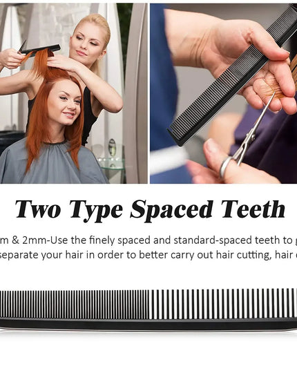 5 Pieces Barber Hairdressing Anti-static and heat-resistant hairdressing Tool comb Portable Styling for Men Wo men Accessories