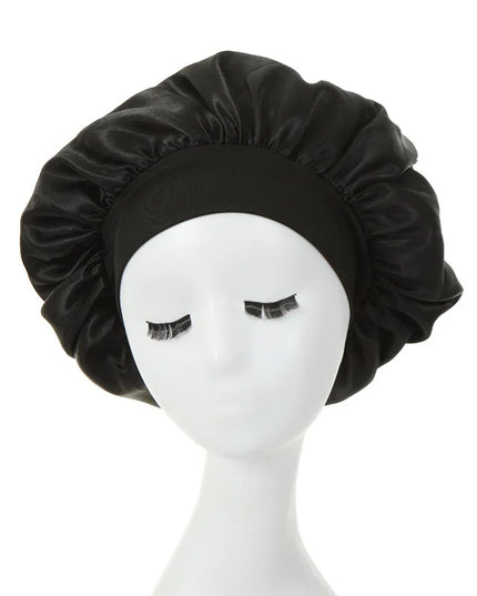 Hair Bonnet For Sleeping Women Wide Brim Sleep Cap Hair Bonnet For Curly Hair Showercap Children Men