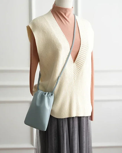 Women Handbags Female Pu Leather Shoulder Bags Luxury Large Capacity Crossbody Bags Solid Flap for Women Portable Phone Purse