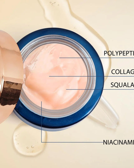 Japanese Collagen Face Cream Lifting Firming Cream Moisturizing, Illuminating,Reduces Wrinkles & Fine Lines Brighten Skin