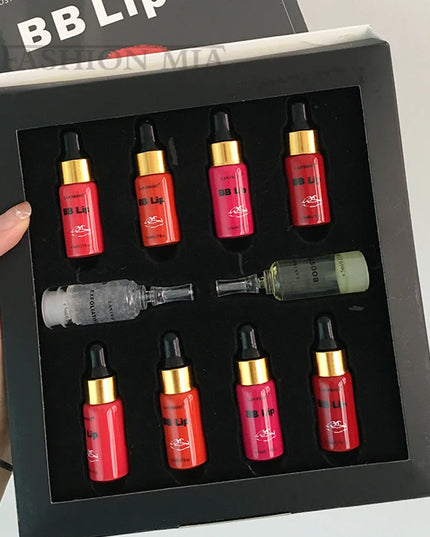 5ml BB Lips Ampoule Serum Starter Kit Semi-Permanent BB Lip Gloss Tinted Pigment Lasting Moisturizing For Lip Care Glow