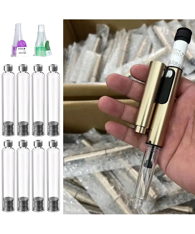 For Insulin Injection Pen 10pcs 3ml Empty Cassette Bottle Magic Pen Insulin Cartridges Health Medical Beauty Care Accessories