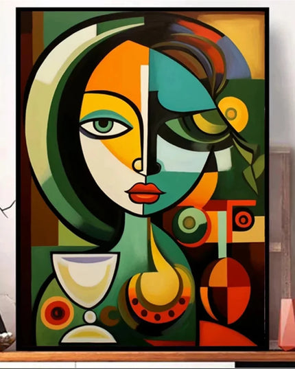 Artist Pablo Picasso Classic Art Canvas Paintings Prints Poster Cubist Style Abstract Character Wall Art Painting for Home Decor