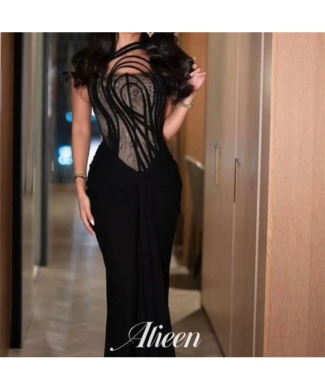 Aileen Customized Elegant Evening Dresses for Women Luxury Evening Dresses 2025 New Black Wedding Dress Special Occasions Prom