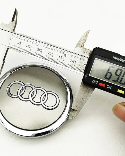 4pcs 60mm 61mm 68mm 69mm 77mm Car Wheel Center Hub Caps For Audi A3 A4 A5 A6 A7 Q3 Q4 Q5 Q7 S3 S4 S5 S6 S7 RS3 RS5 Accessories