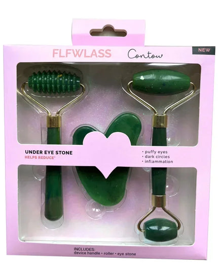 3pcs Set Resin Roller Massager for Face Body Gua Sha Face Care Beauty Health Massage Tool Roller Not Jade Stone Facial Massager