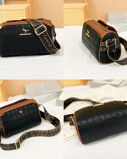 Luxury High Quality Women Messenger Bag Famous Designer Lady Shoulder Bags Fashionable Checkered Trendy Crossbody Bolsas Sac A