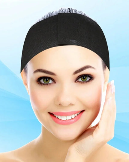 100pcs Disposable Headbands for Facials Spa Stretch Non-Woven Soft Skin Care Hair Bands Women Salons Face Washing Beauty Tools