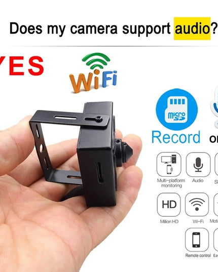 5MP 1080P Mini WiFi Camera Security Protection Home Wireless Surveillance Small IPCAM Audio Camhipro Wi-Fi Cam Onvif