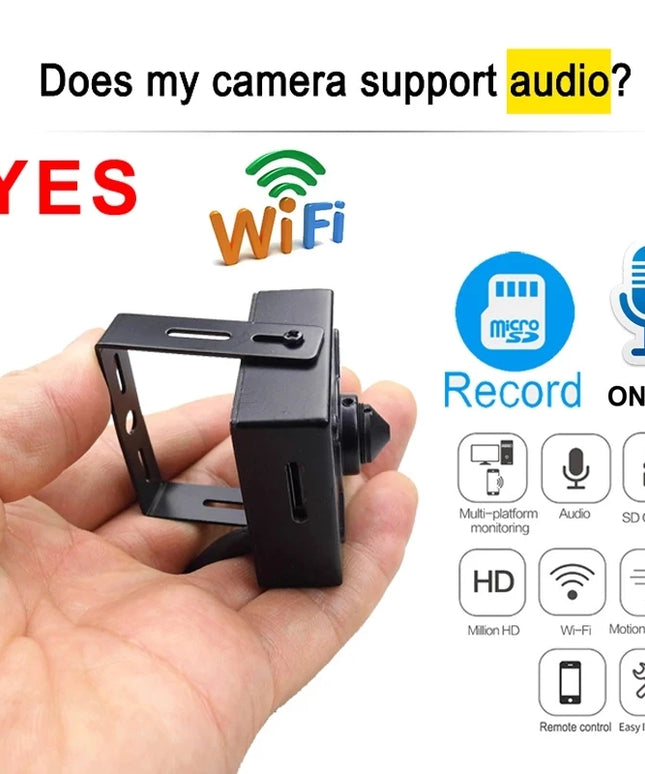 5MP 1080P Mini WiFi Camera Security Protection Home Wireless Surveillance Small IPCAM Audio Camhipro Wi-Fi Cam Onvif
