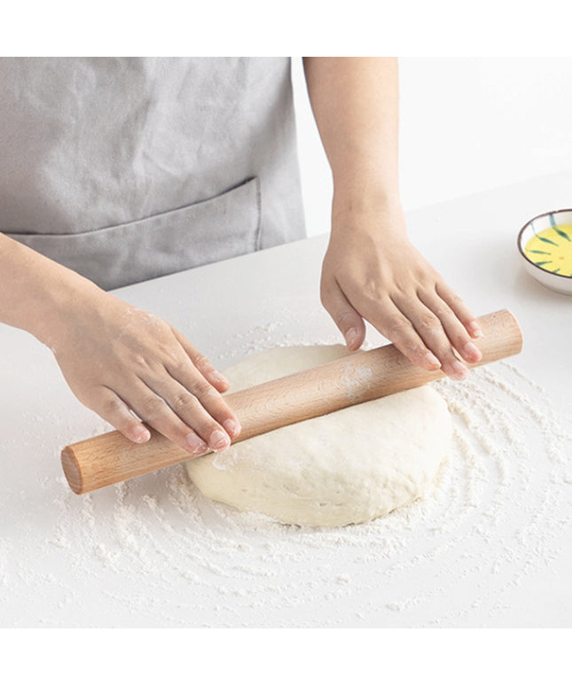 1pc High-quality Beech Wood Rolling Pin